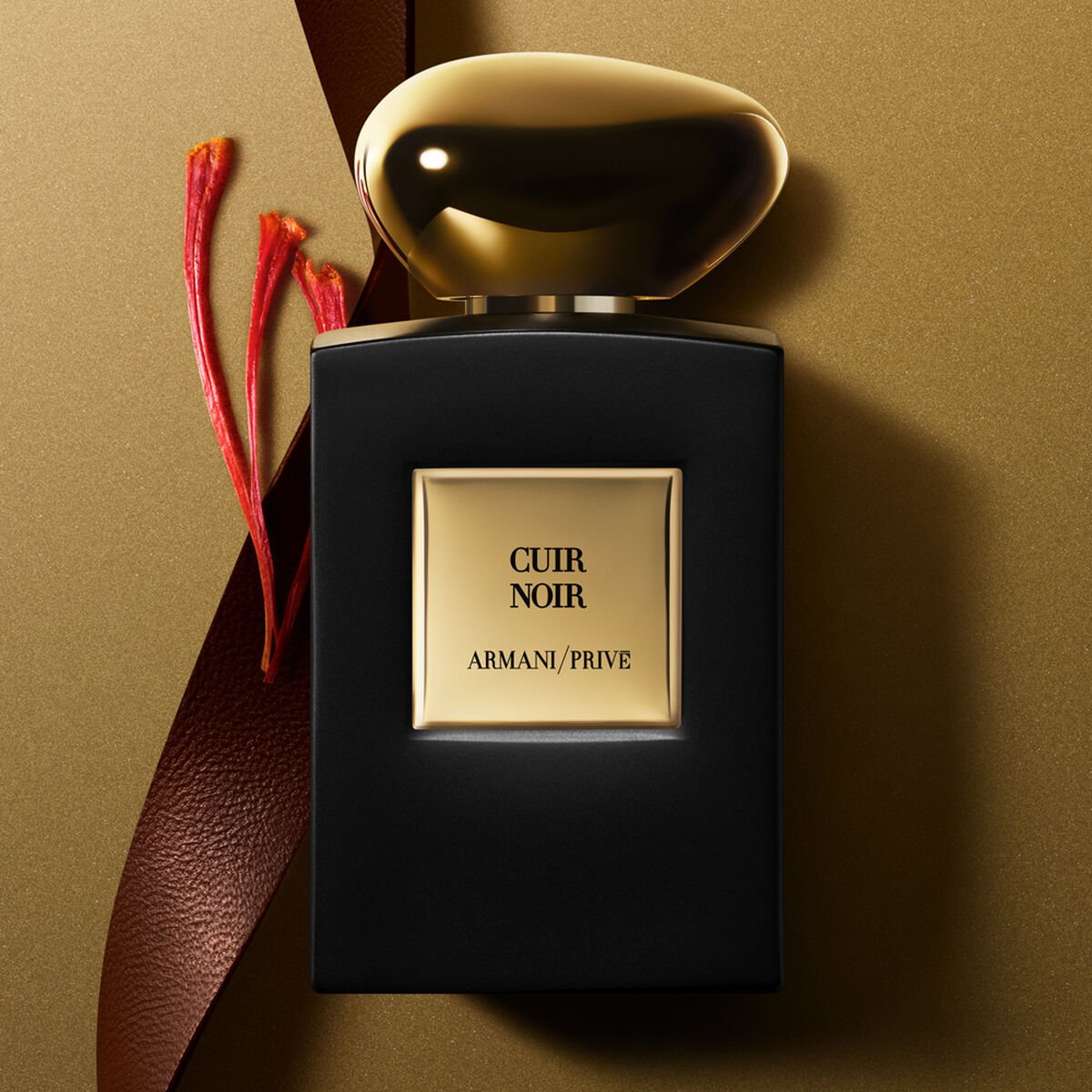 Armani Privé Cuir Noir